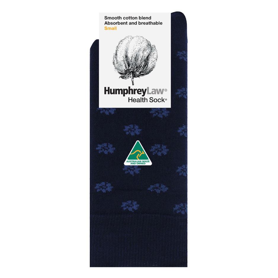 Humphrey Law Merc Cotton Pattern Ladies Sock